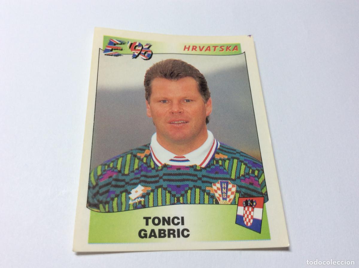 Cromos de F&uacute;tbol: 354 Tonci Gabric Croacia UEFA EURO 1996 PANINI