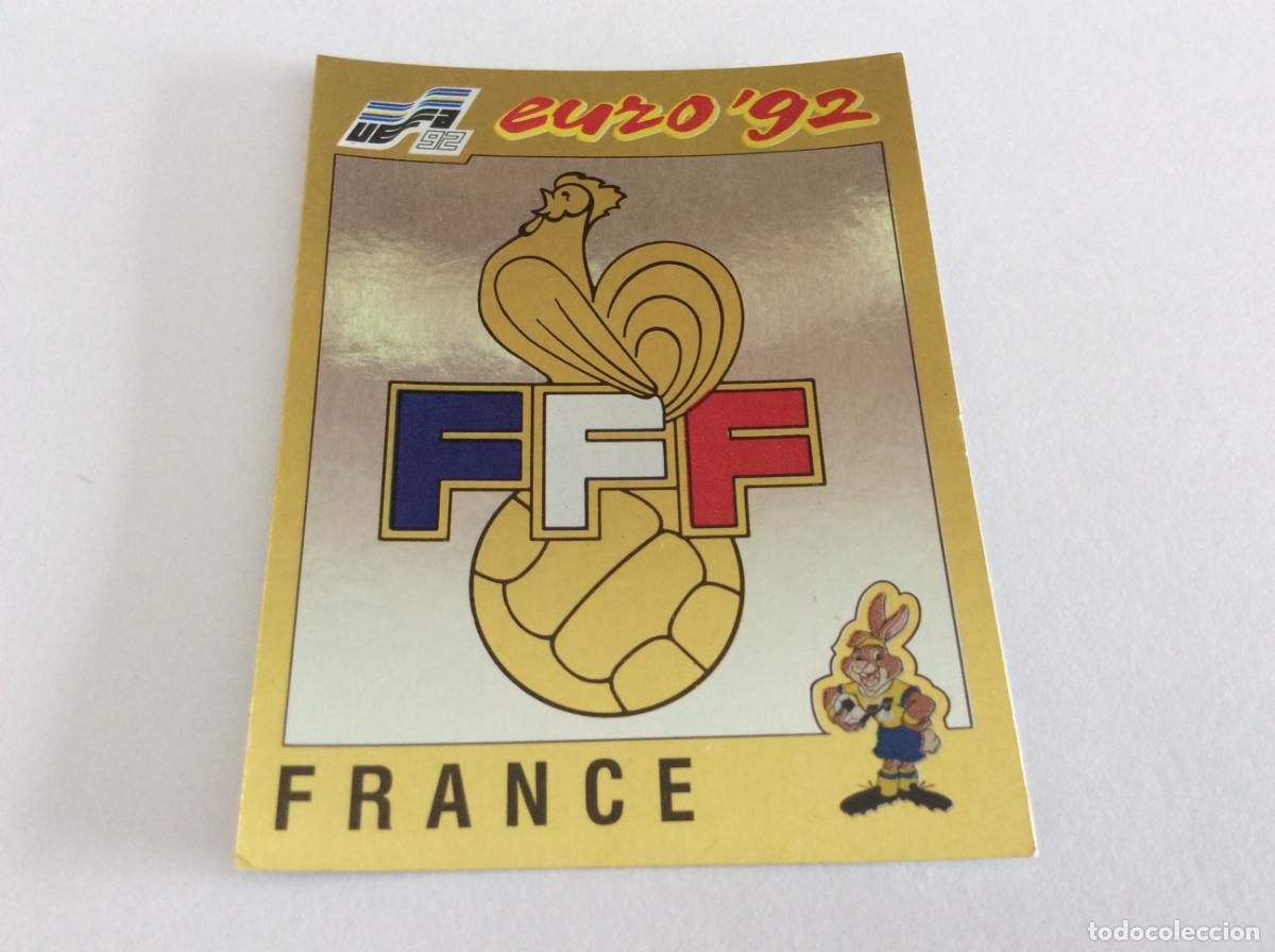 Cromos de F&uacute;tbol: 42 Escudo Francia UEFA Euro Suecia 1992 Panini