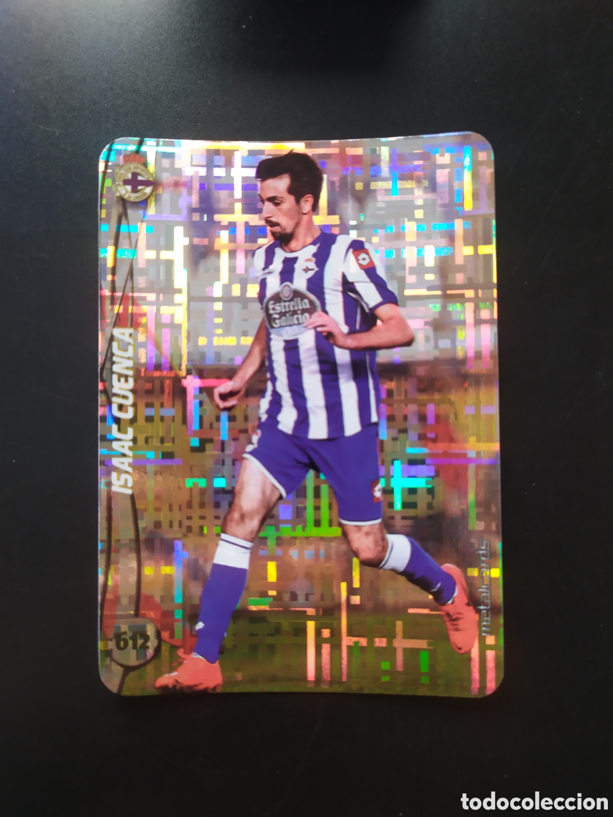 Cromos de F&uacute;tbol: Mundicromo fichas Liga 2014 2015 14 15 Isaac Cuenca top brillo tetris n&deg; 612 Deportivo Coru&ntilde;a
