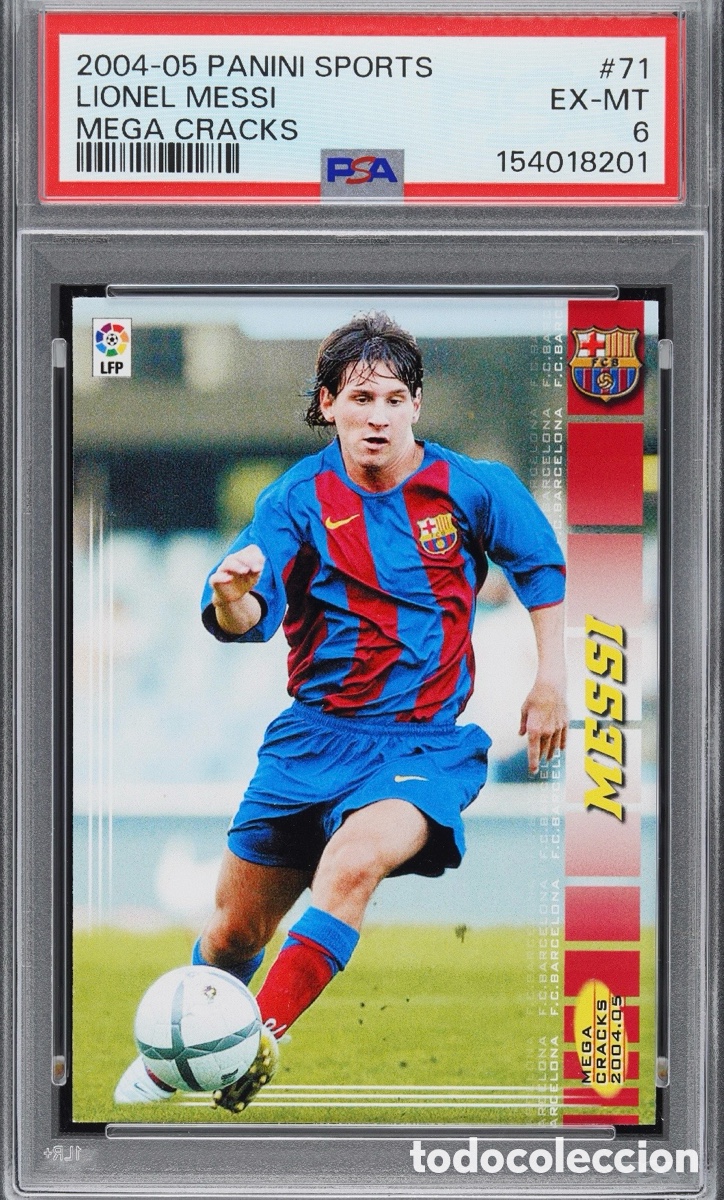 Cromos de F&uacute;tbol: MESSI MEGACRAKS 2004-05