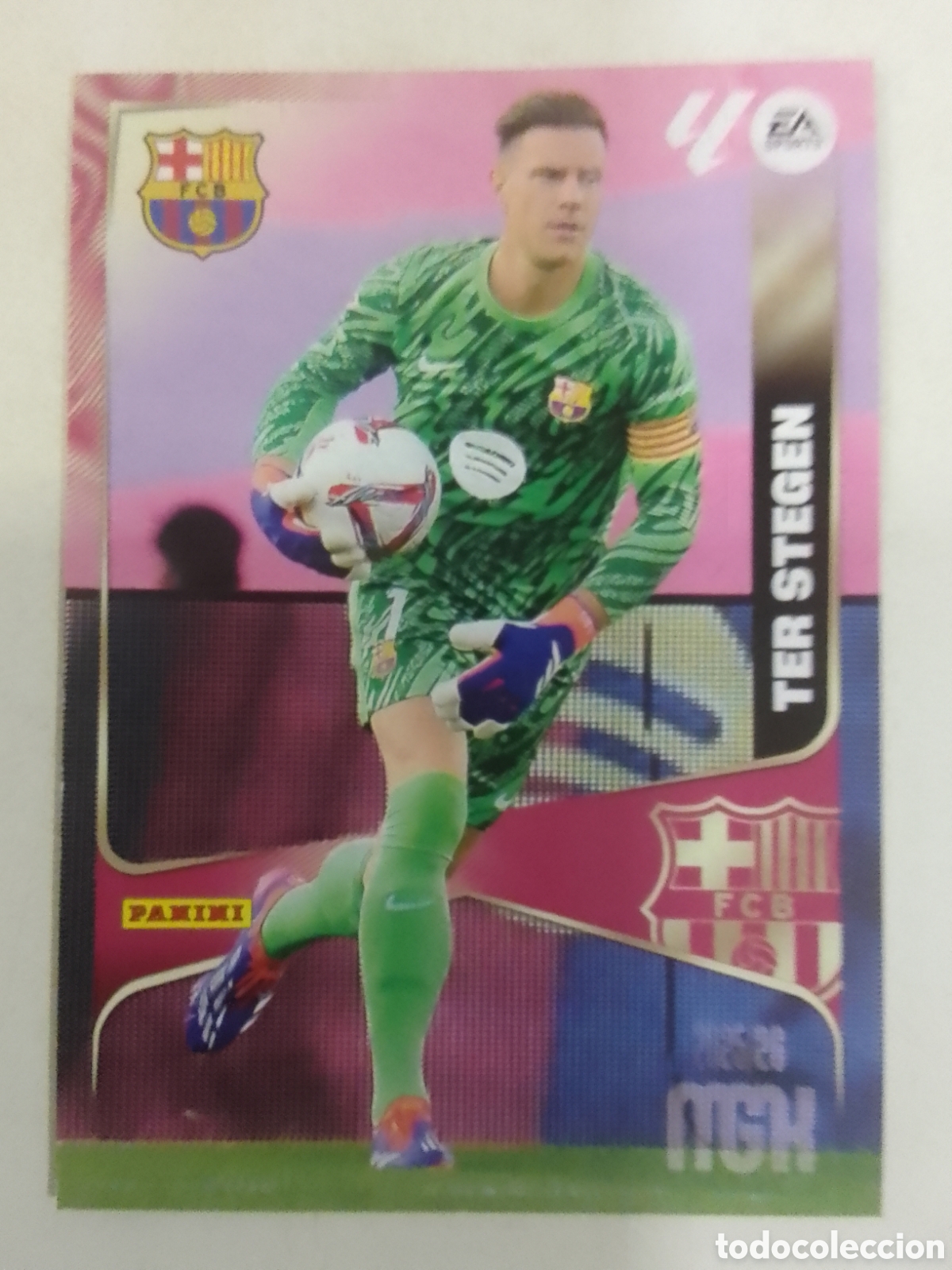 Cromos de F&uacute;tbol: Megacracks 2025/26 n&deg; 74 Ter Stegen &bull; Barcelona.
