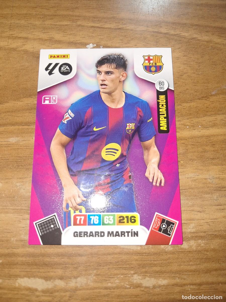 Cromos de F&uacute;tbol: CARD ADRENALYN TEMPORADA 25/26: ACTUALIZACI&Oacute;N GERARD MARTIN, N&deg; 60 BIS