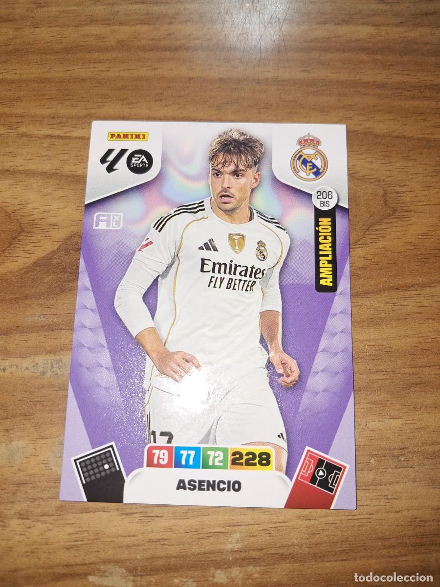 Cromos de F&uacute;tbol: CARD ADRENALYN TEMPORADA 25/26: ACTUALIZACI&Oacute;N ASENCIO, N&deg; 206 BIS
