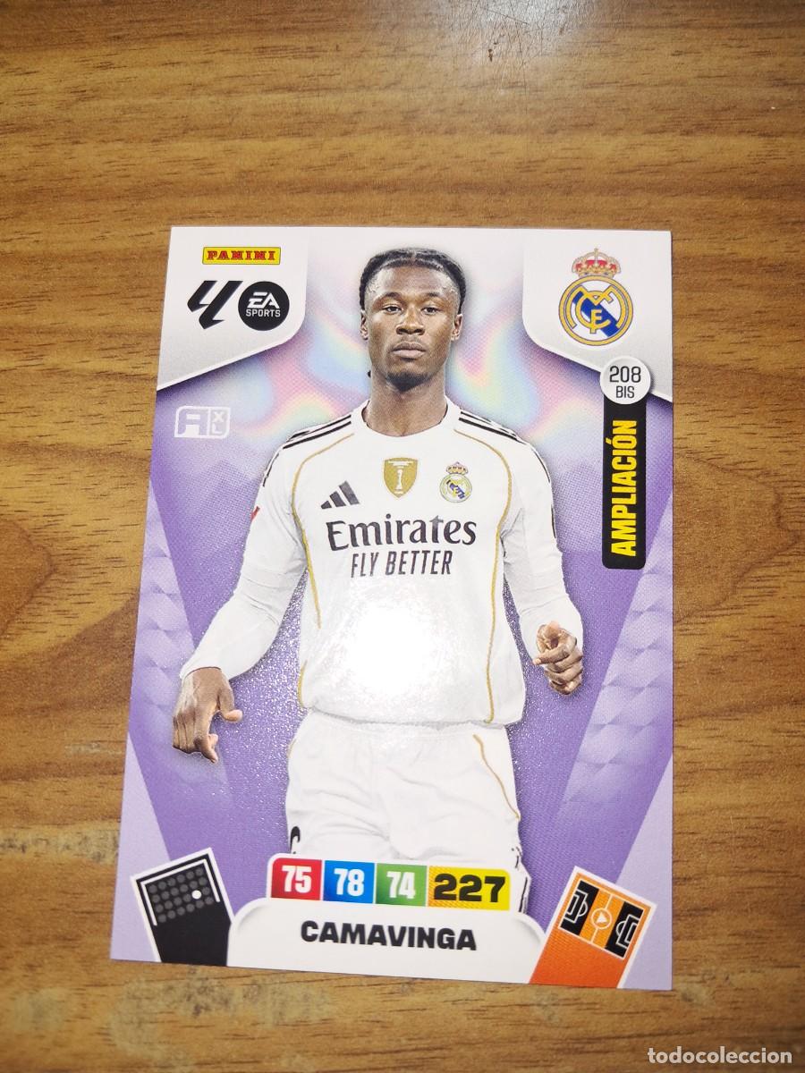 Cromos de F&uacute;tbol: CARD ADRENALYN TEMPORADA 25/26: ACTUALIZACI&Oacute;N CAMAVINGA, N&deg; 208 BIS