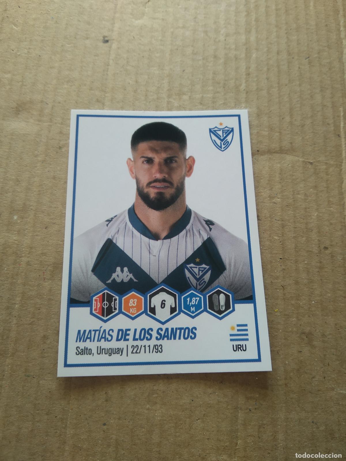 Football Stickers: 467 MATIAS DE LOS SANTOS VELEZ CROMO FUTBOL ARGENTINO PANINI LIGA ARGENTINA 2022