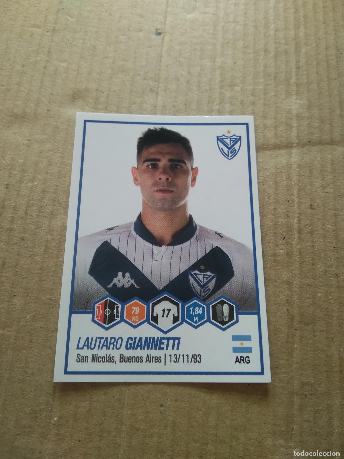 Football Stickers: 469 LAUTARO GIANNETTI VELEZ CROMO FUTBOL ARGENTINO PANINI LIGA ARGENTINA 2022