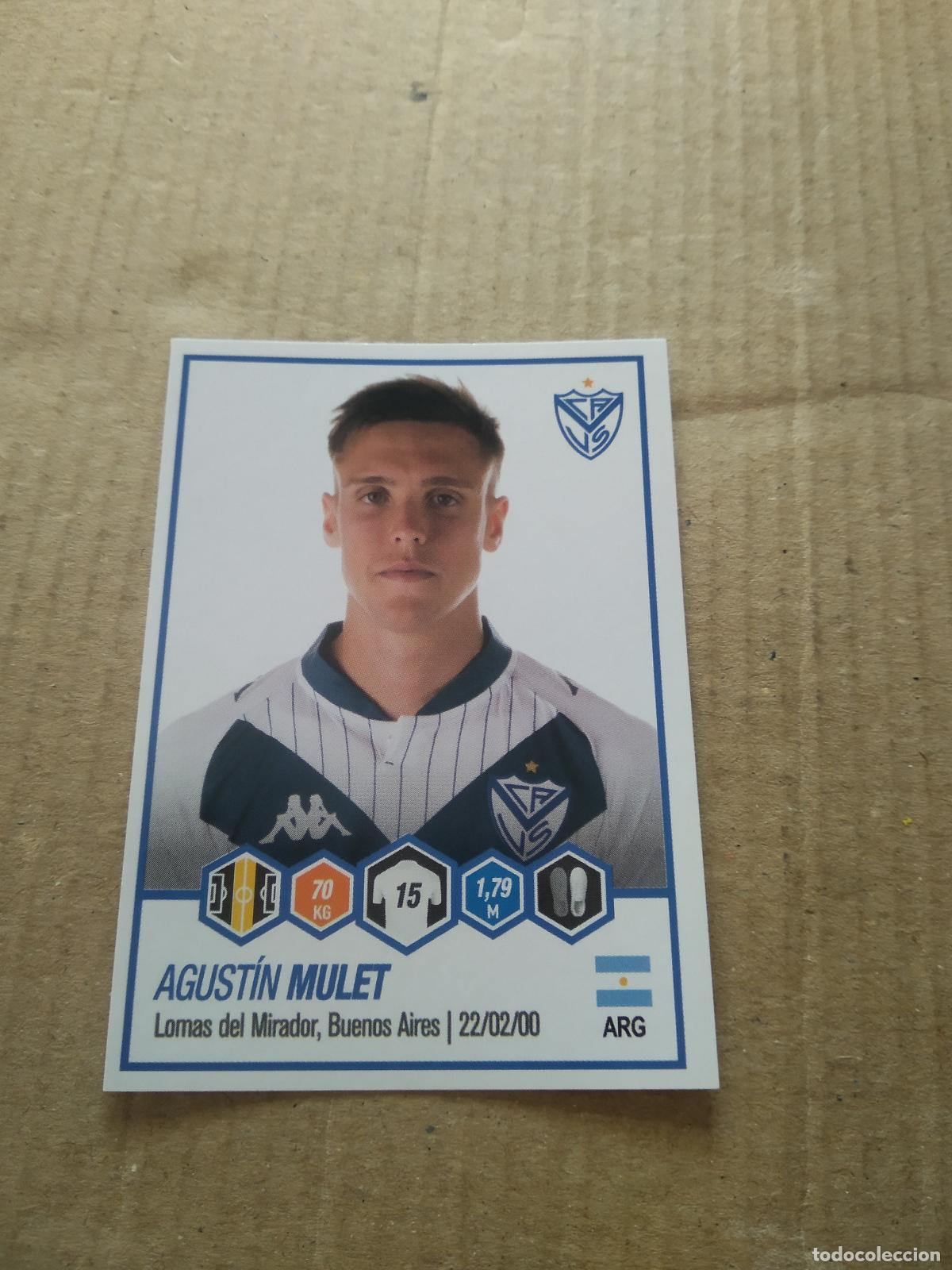 Cromos de F&uacute;tbol: 473 AGUSTIN MULET VELEZ CROMO FUTBOL ARGENTINO PANINI LIGA ARGENTINA 2022
