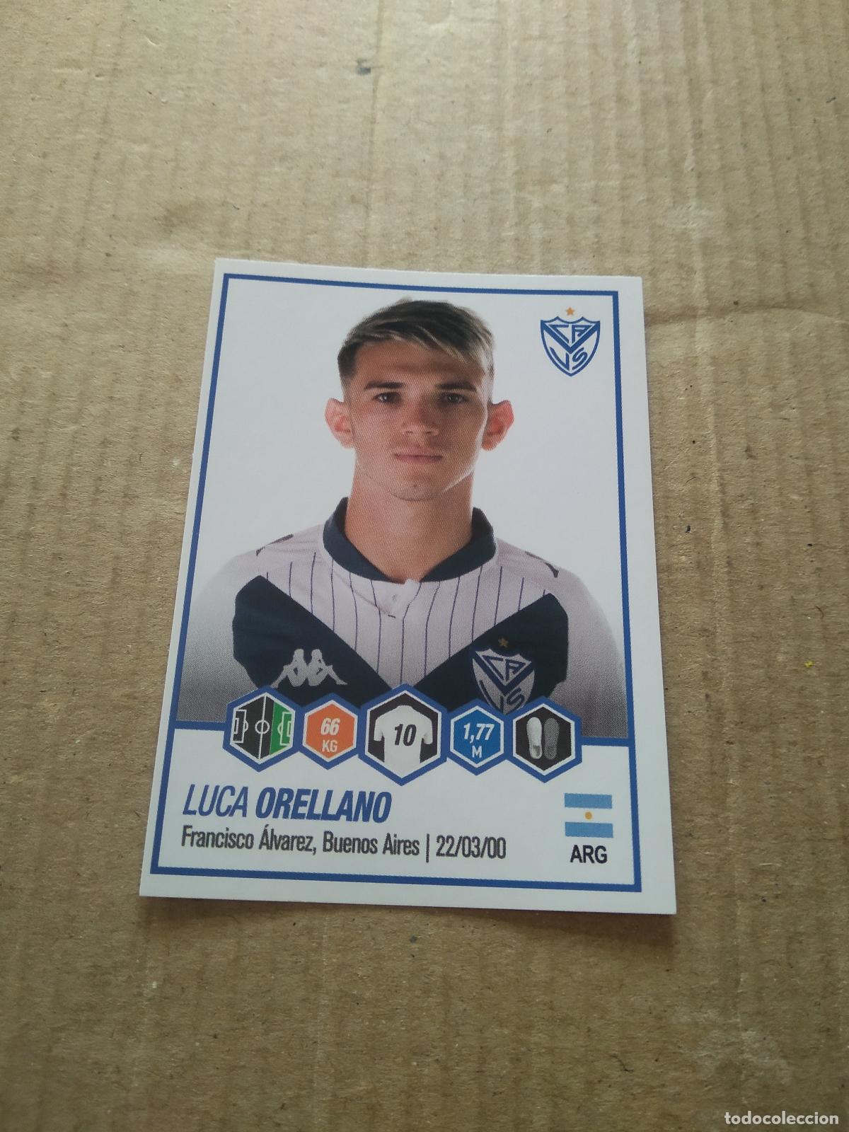 Cromos de F&uacute;tbol: 475 LUCA ORELLANO VELEZ CROMO FUTBOL ARGENTINO PANINI LIGA ARGENTINA 2022
