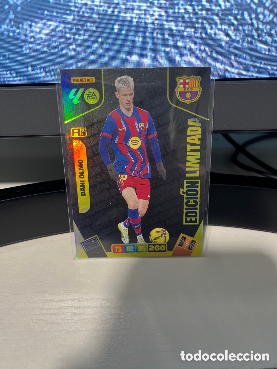 Cromos de F&uacute;tbol: Dani olmo edici&oacute;n limitada Barcelona adrenalyn XL 2026