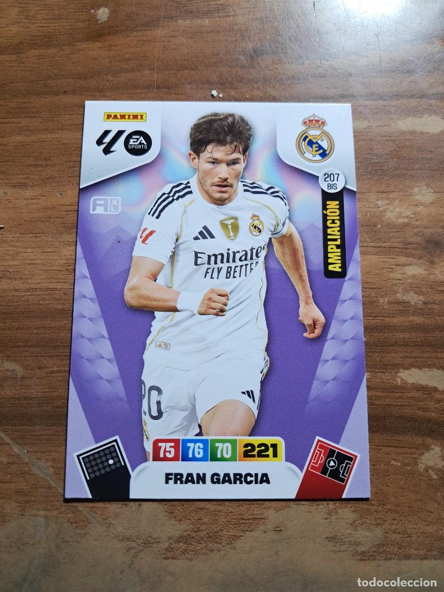 Cartes &agrave; collectionner de Football: CARD ADRENALYN TEMPORADA 25/26: AMPLIACI&Oacute;N FRAN GARC&Iacute;A, N&deg; 207 BIS