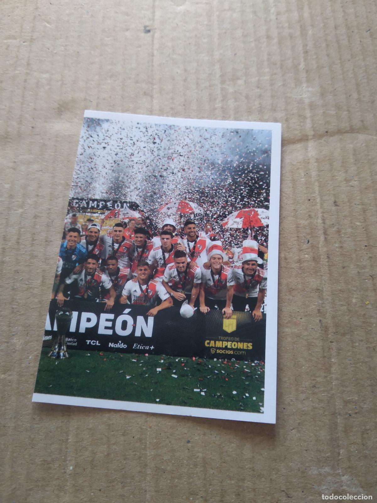 Cartes &agrave; collectionner de Football: 487 TROFEO DE CAMPEONES RIVER PLATE EQUIPO CROMO FUTBOL ARGENTINO PANINI LIGA ARGENTINA 2022