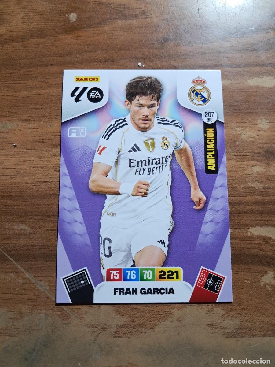 Cartes &agrave; collectionner de Football: CARD ADRENALYN TEMPORADA 25/26: AMPLIACI&Oacute;N FRAN GARC&Iacute;A, N&deg; 207 BIS