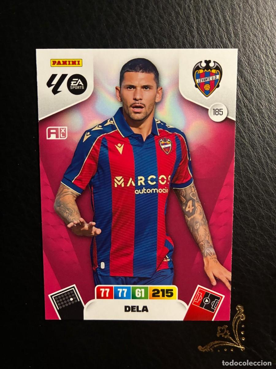 Cartes &agrave; collectionner de Football: 185 DELA LEVANTE ADRENALYN LIGA 25 26 2025 2026 PANINI