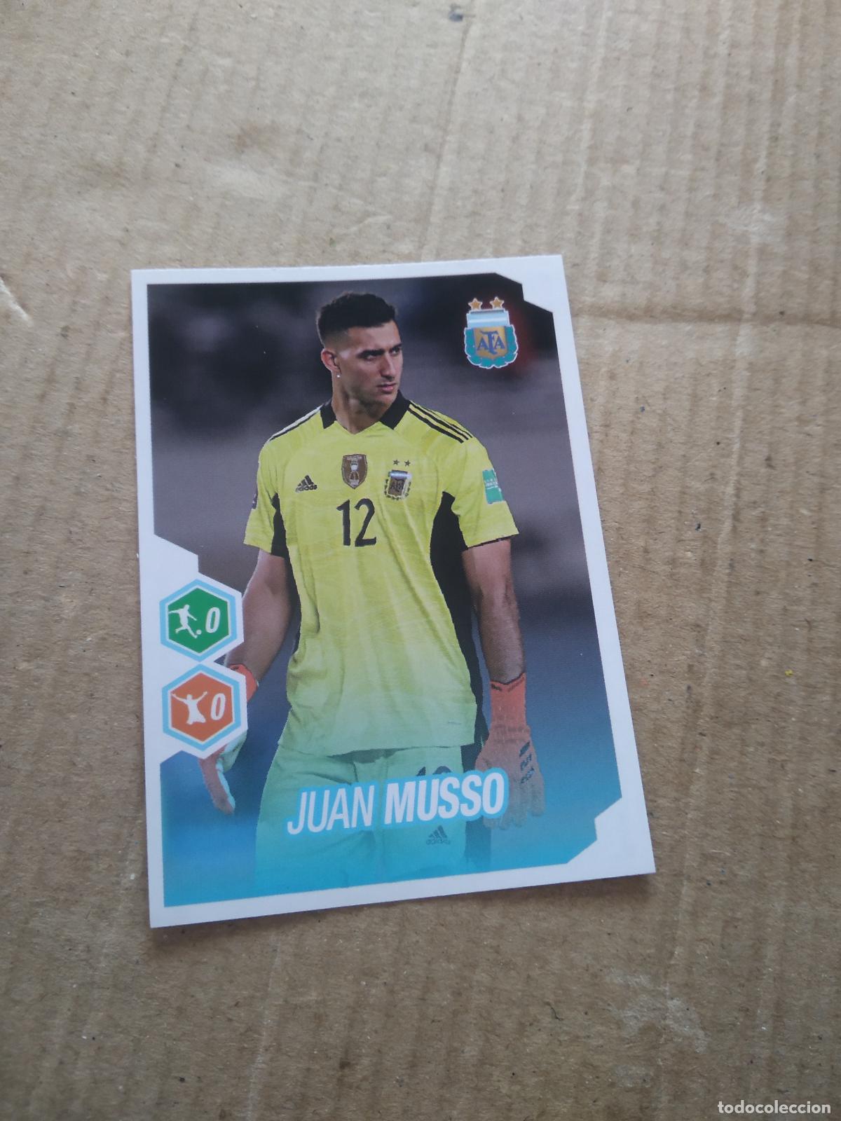 Cromos de F&uacute;tbol: 495 JUAN MUSSO SELECCION NACIONAL CROMO FUTBOL ARGENTINO PANINI LIGA ARGENTINA 2022