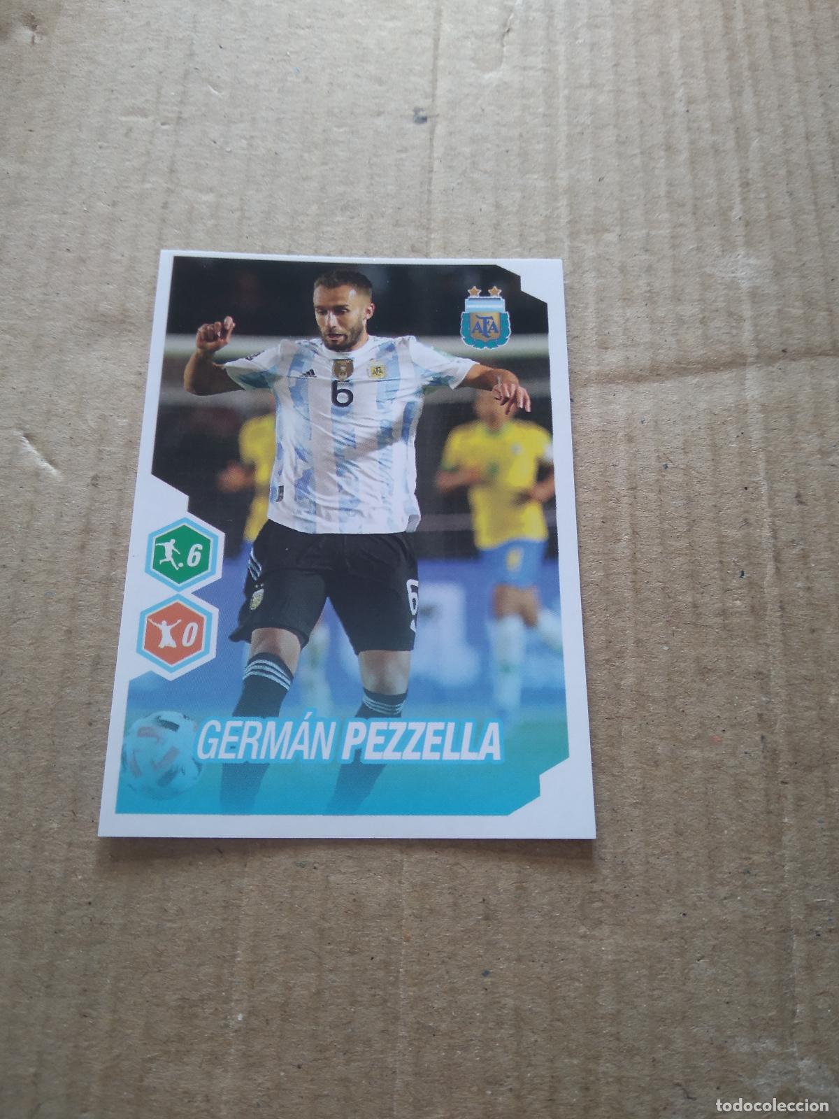 Cromos de F&uacute;tbol: 498 GERMAN PEZZELLA SELECCION NACIONAL CROMO FUTBOL ARGENTINO PANINI LIGA ARGENTINA 2022