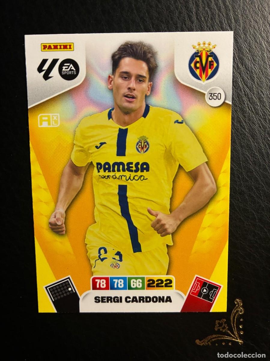 Cromos de F&uacute;tbol: 350 SERGI CARDONA VILLARREAL ADRENALYN LIGA 25 26 2025 2026 PANINI