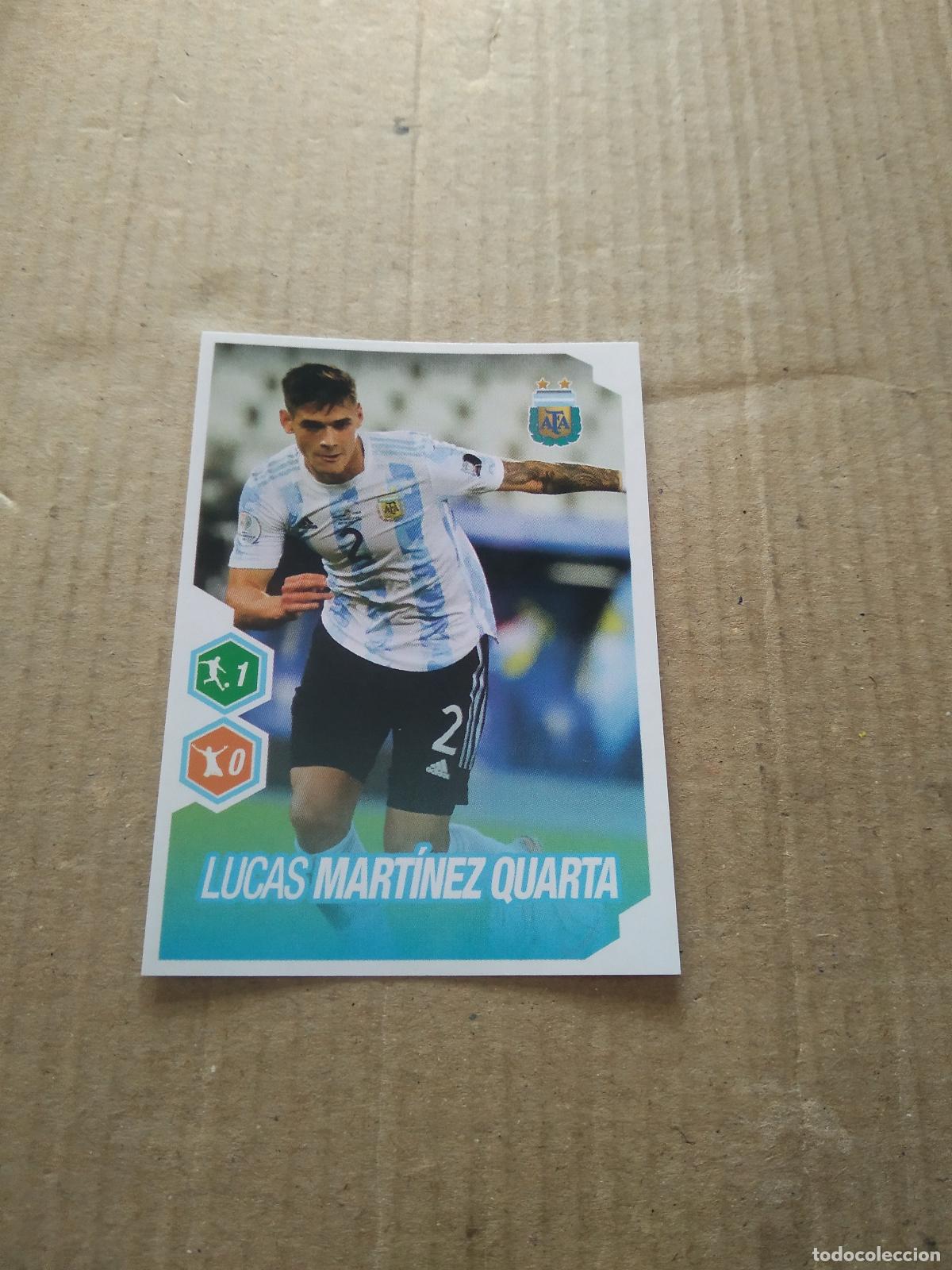 Cromos de F&uacute;tbol: 500 LUCAS MARTINEZ QUARTA SELECCION NACIONAL CROMO FUTBOL ARGENTINO PANINI LIGA ARGENTINA 2022