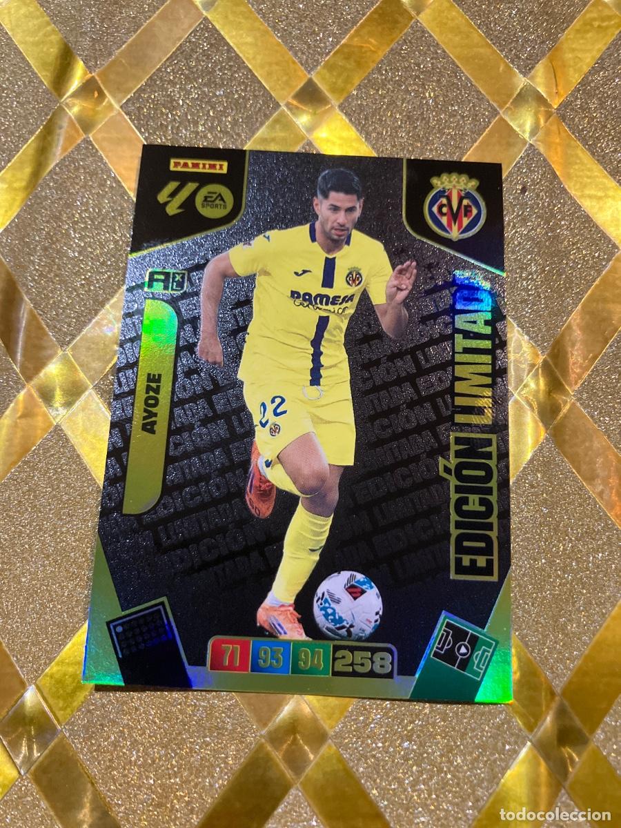 Cromos de F&uacute;tbol: CROMO FUTBOL AYOZE VILLARREAL PREMIUM EDICION LIMITADA ADRENALYN 2025 2026 PANINI !