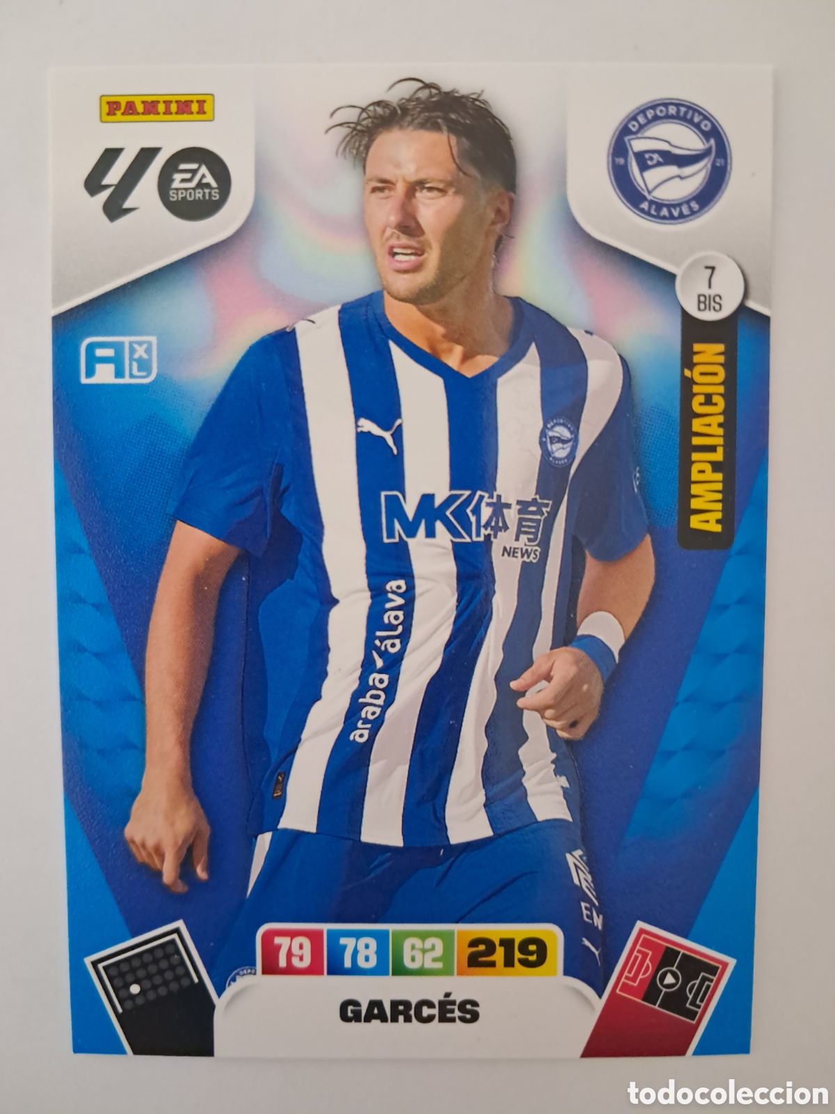 Cromos de F&uacute;tbol: 7 BIS Garc&eacute;s Alav&eacute;s Adrenalyn