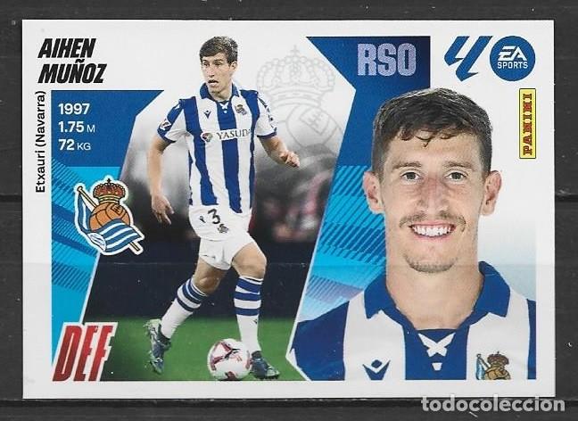 Cromos de F&uacute;tbol: Liga este 25/26 - Aihen Mu&ntilde;oz - N&ordm; 10b - Real Sociedad