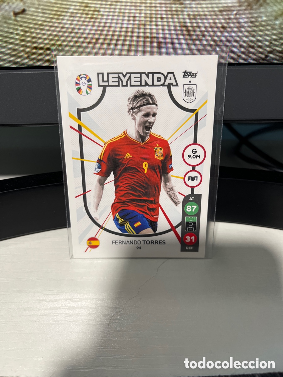 Cromos de F&uacute;tbol: Fernando Torres leyenda euro 2024 topps
