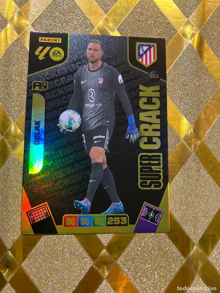 Cromos de F&uacute;tbol: CROMO DE FUTBOL NUMERO 444 OBLAK ATLETICO DE MADRID SUPER CRACK ADRENALYN XL 2025 2026 PANINI !