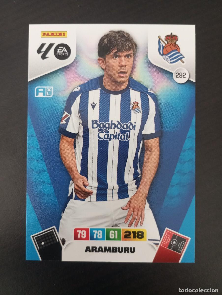 Cromos de F&uacute;tbol: CARD ADRENALYN XL PANINI 2025-2026 25 26 REGULAR ARAMBURU REAL SOCIEDAD 292