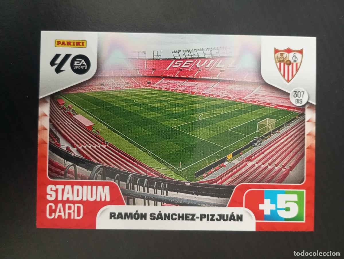 Cromos de F&uacute;tbol: CARD ADRENALYN XL PANINI 2025-2026 25 26 ESTADIO RAMON SANCHEZ PIZJUAN SEVILLA 307 BIS