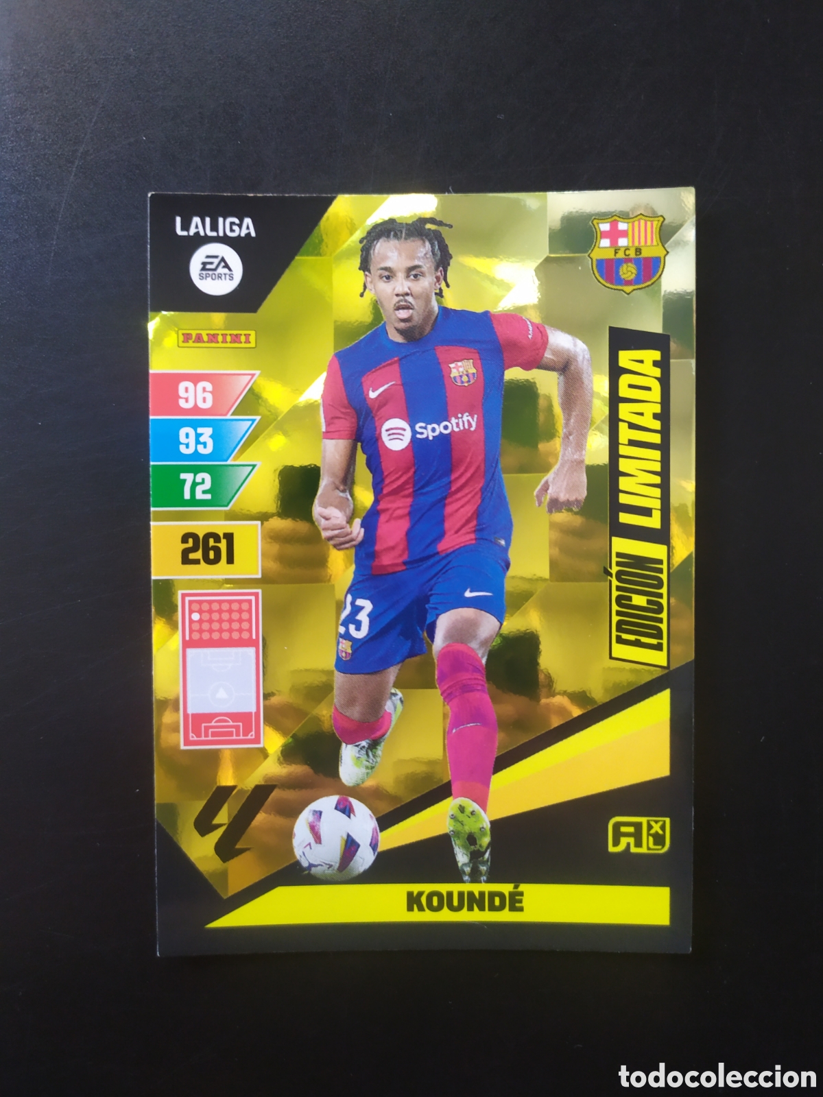 Cromos de F&uacute;tbol: Adrenalyn 2023 2024 23 24 panini Kounde edicion limitada Barcelona