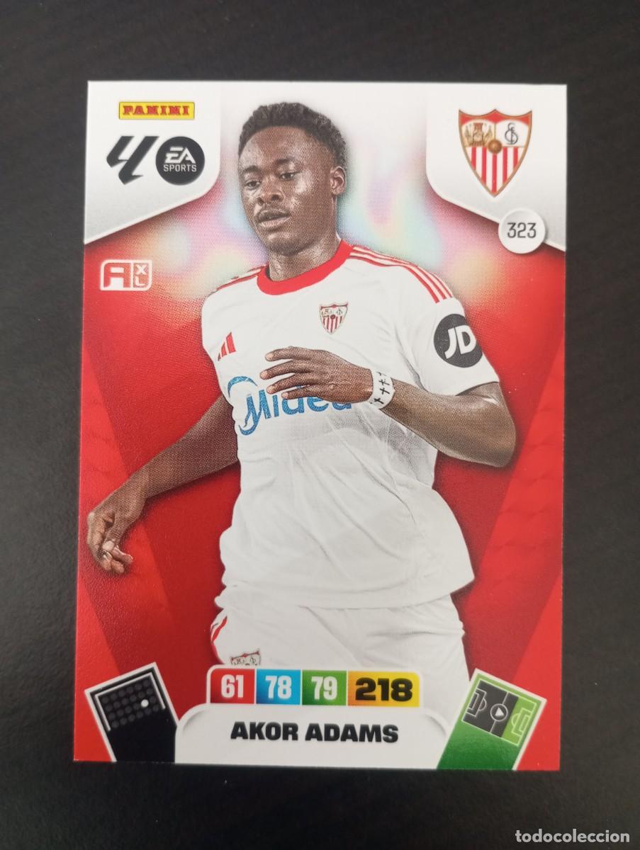 Figurine di Calcio: CARD ADRENALYN XL PANINI 2025-2026 25 26 REGULAR AKOR ADAMS SEVILLA 323