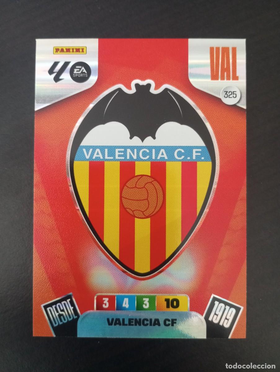 Cromos de F&uacute;tbol: CARD ADRENALYN XL PANINI 2025-2026 25 26 ESCUDO VALENCIA 325