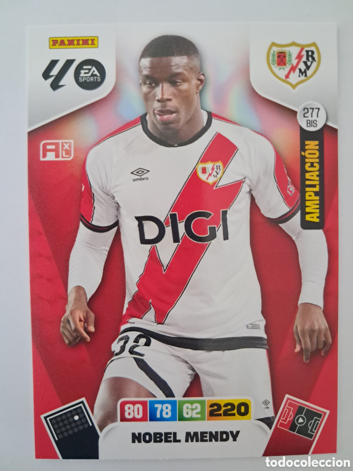 Cromos de F&uacute;tbol: 277 BIS Nobel Mendy Adrenalyn