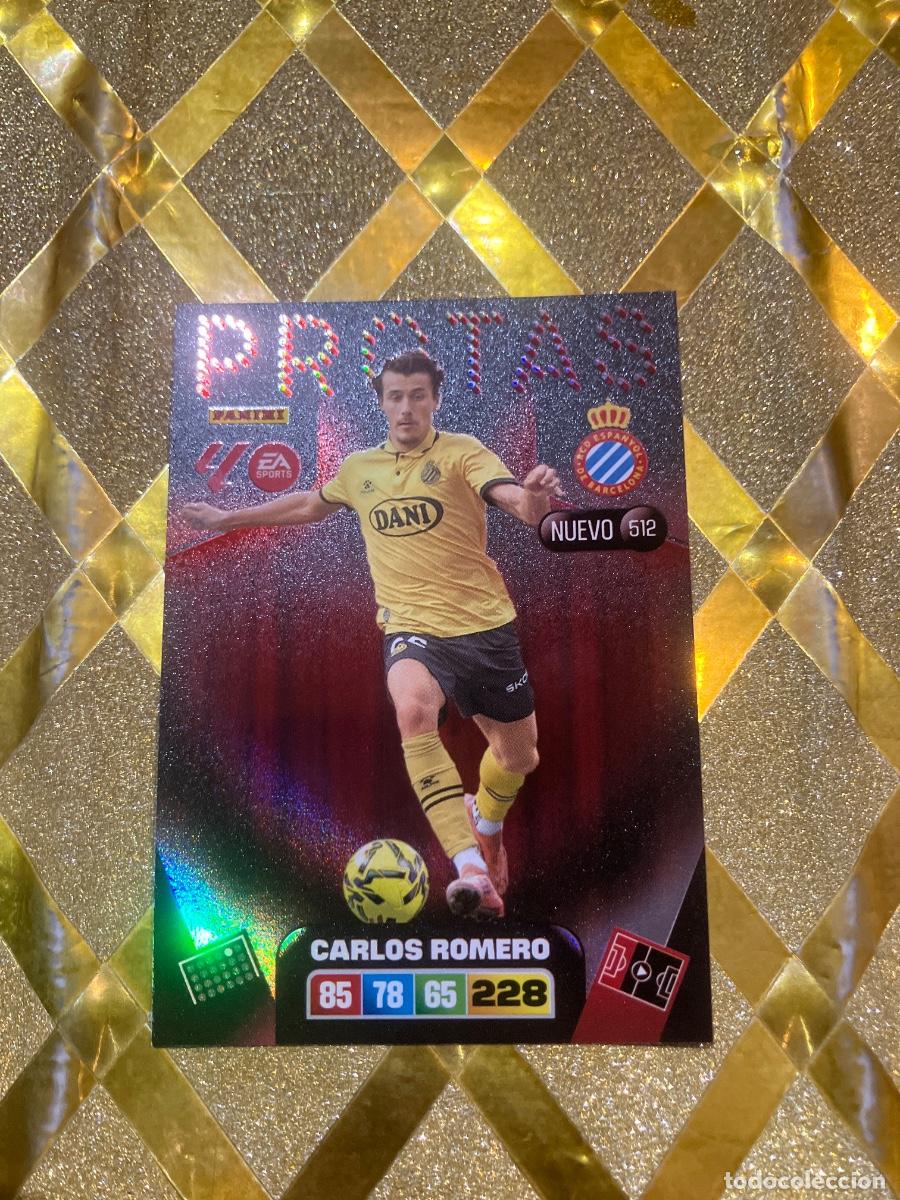 Cromos de F&uacute;tbol: CROMO FUTBOL NUMERO 512 CARLOS ROMERO ESPANYOL PROTA ADRENALYN XL 2025 2026 PANINI !