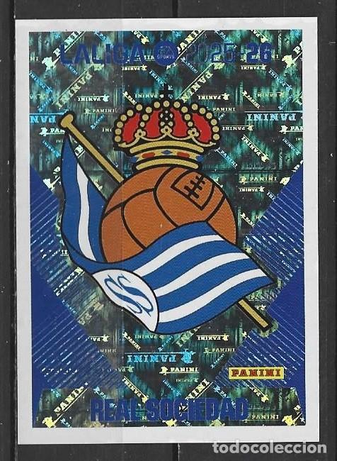 Cromos de F&uacute;tbol: Liga este 25/26 - Escudo - N&ordm; 1 - Real Sociedad ( Logo )