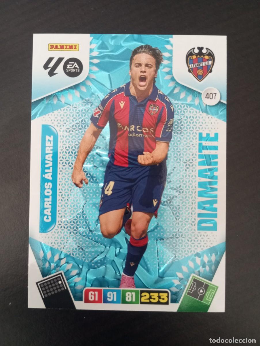 Fu&szlig;ball-Sticker: CARD ADRENALYN XL PANINI 2025-2026 25 26 DIAMANTE CARLOS ALVAREZ LEVANTE 407