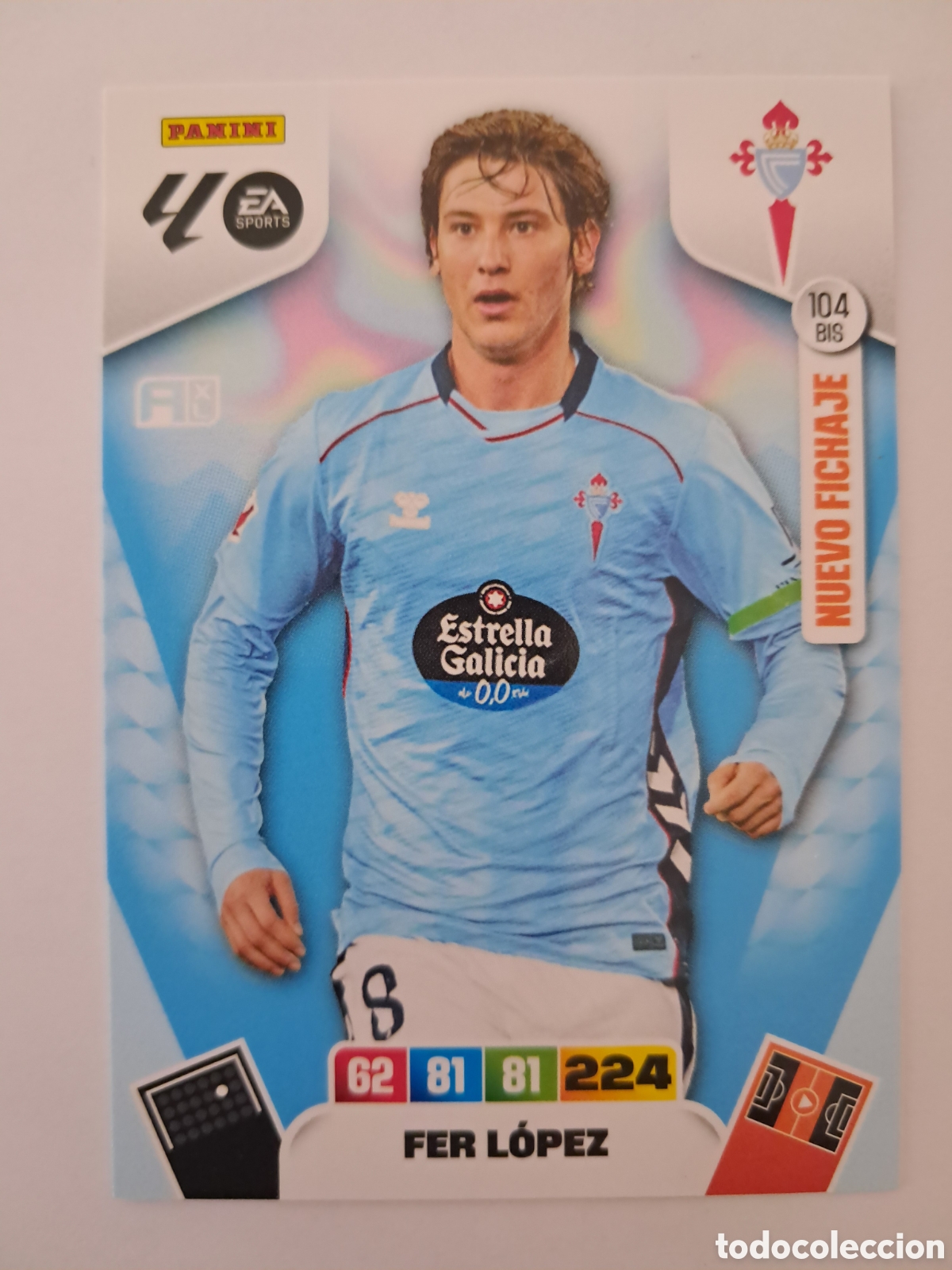 Cromos de F&uacute;tbol: 104 BIS Fer L&oacute;pez Adrenalyn
