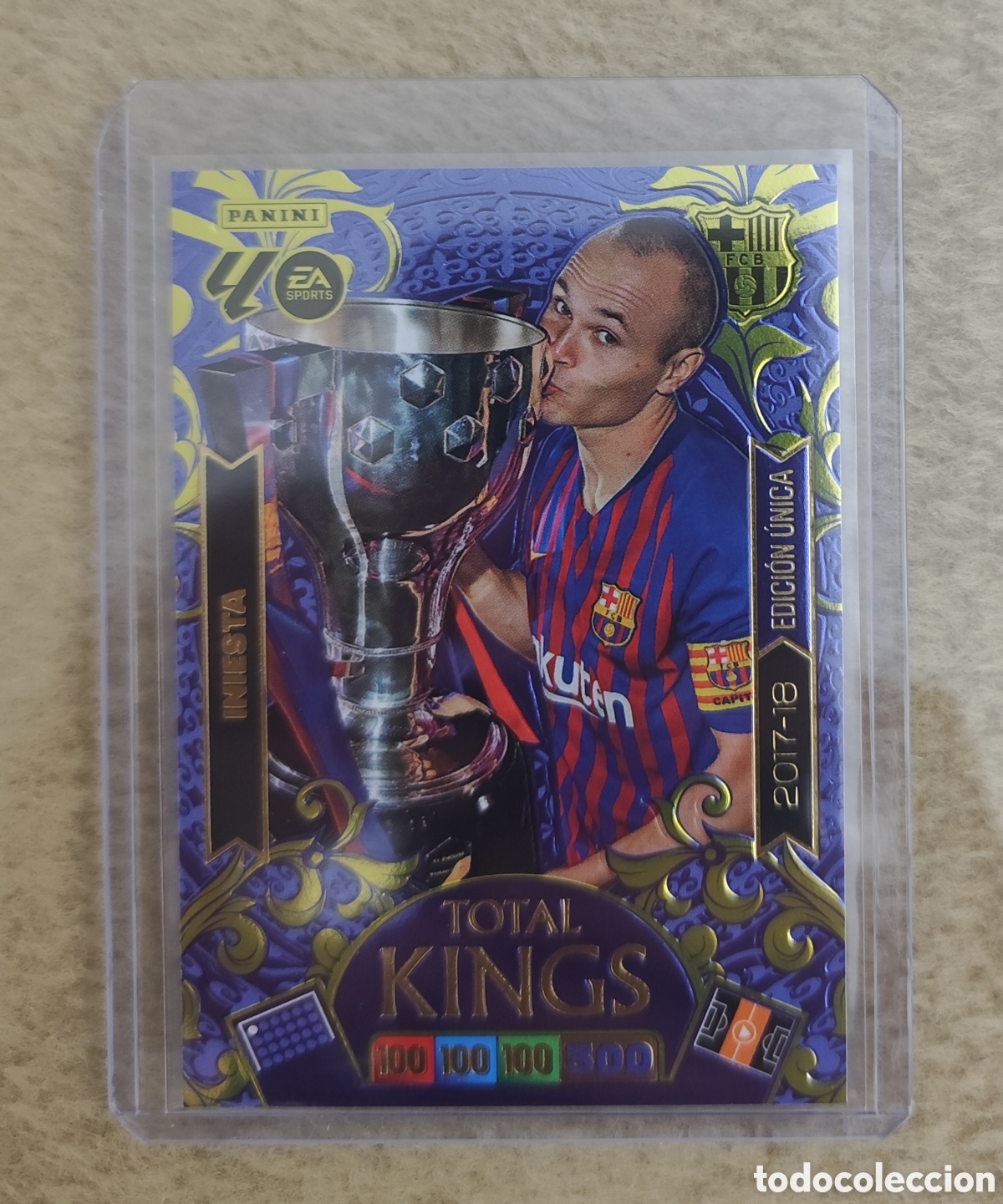 Cromos de F&uacute;tbol: LIGA ADRENALYN XL INIESTA DREAM BOX TOTAL KINGS