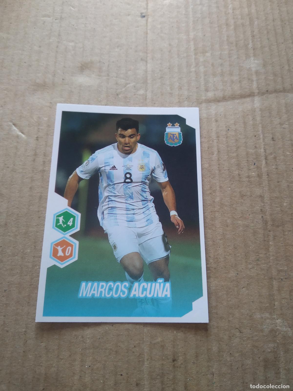 Cromos de F&uacute;tbol: 502 MARCOS ACU&Ntilde;A SELECCION NACIONAL CROMO FUTBOL ARGENTINO PANINI LIGA ARGENTINA 2022