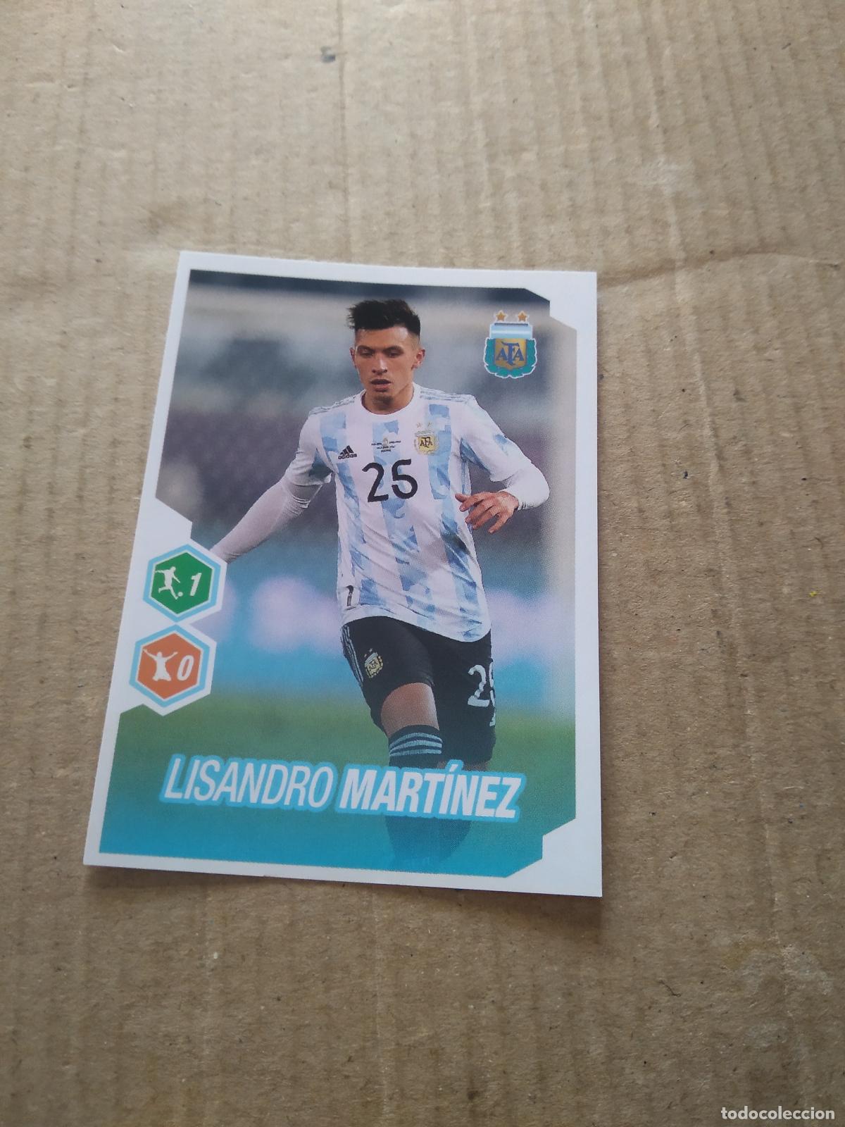 Cromos de F&uacute;tbol: 503 LISANDRO MARTINEZ SELECCION NACIONAL CROMO FUTBOL ARGENTINO PANINI LIGA ARGENTINA 2022