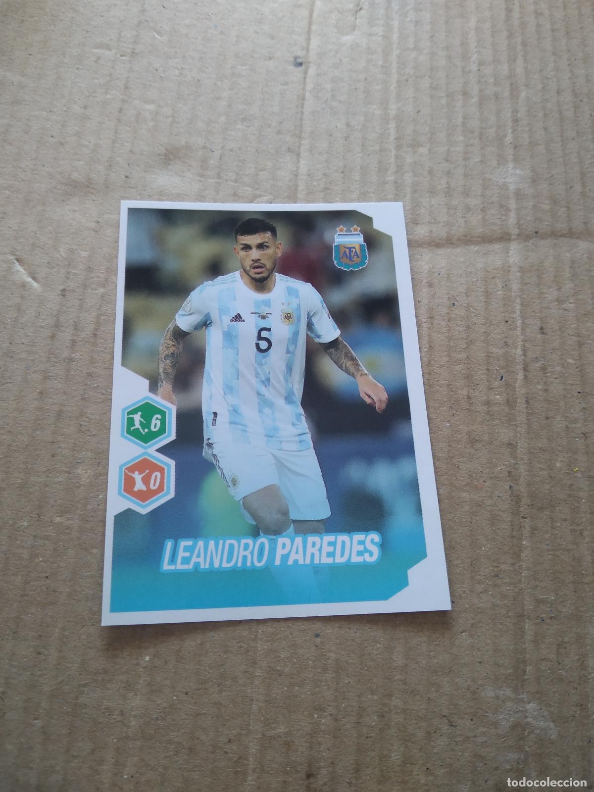 Cromos de F&uacute;tbol: 505 LEANDRO PAREDES SELECCION NACIONAL CROMO FUTBOL ARGENTINO PANINI LIGA ARGENTINA 2022
