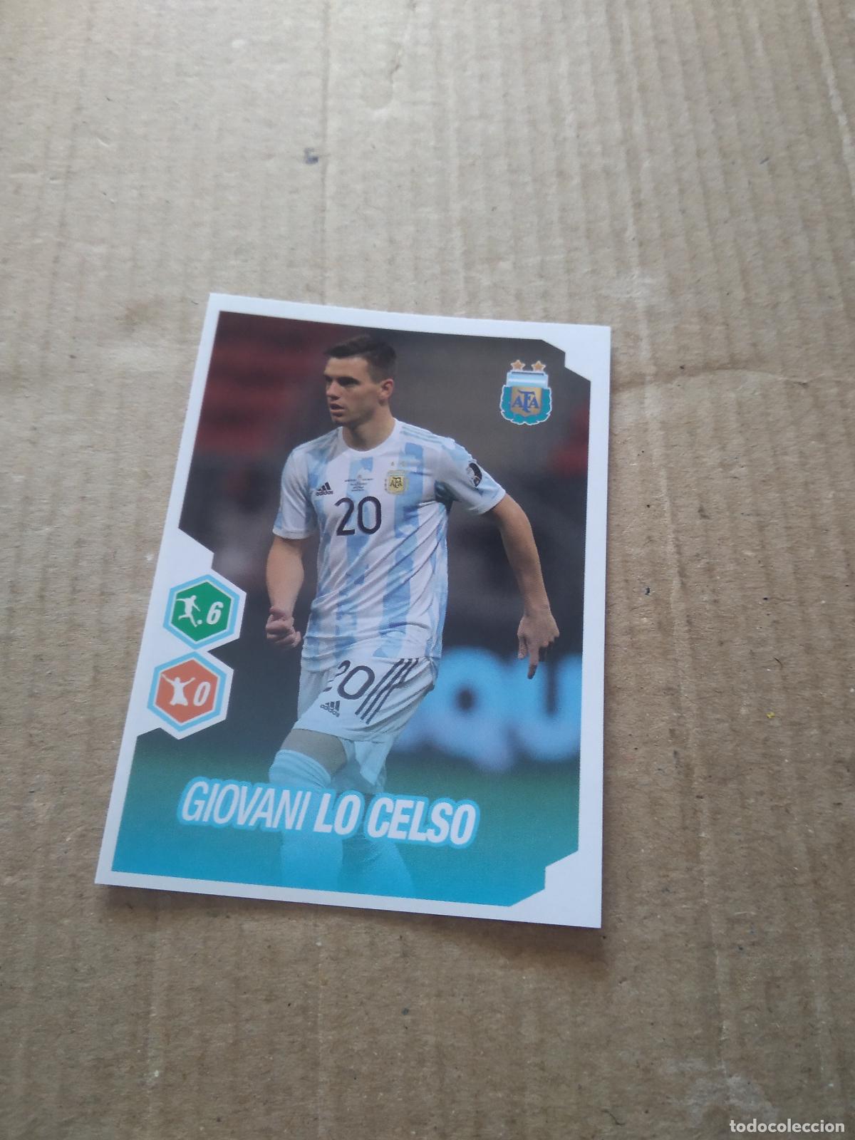 Cromos de F&uacute;tbol: 506 GIOVANI LO CELSO SELECCION NACIONAL CROMO FUTBOL ARGENTINO PANINI LIGA ARGENTINA 2022