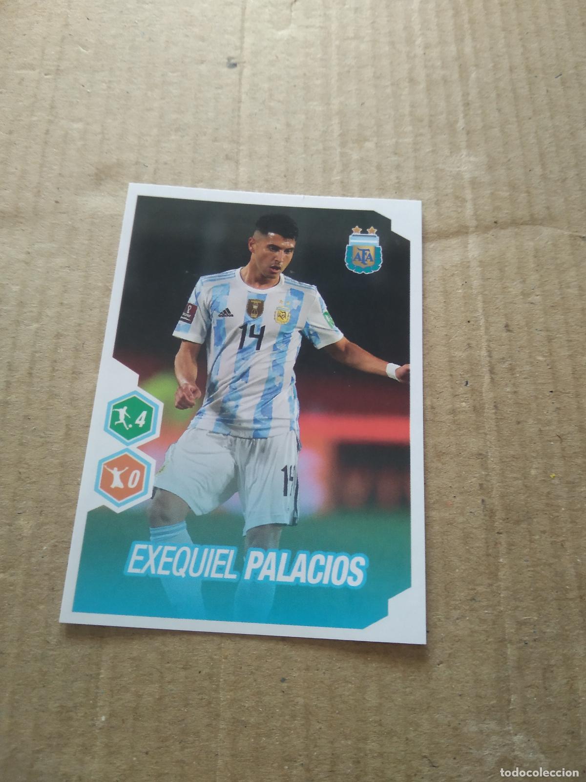 Cromos de F&uacute;tbol: 507 EXEQUIEL PALACIOS SELECCION NACIONAL CROMO FUTBOL ARGENTINO PANINI LIGA ARGENTINA 2022