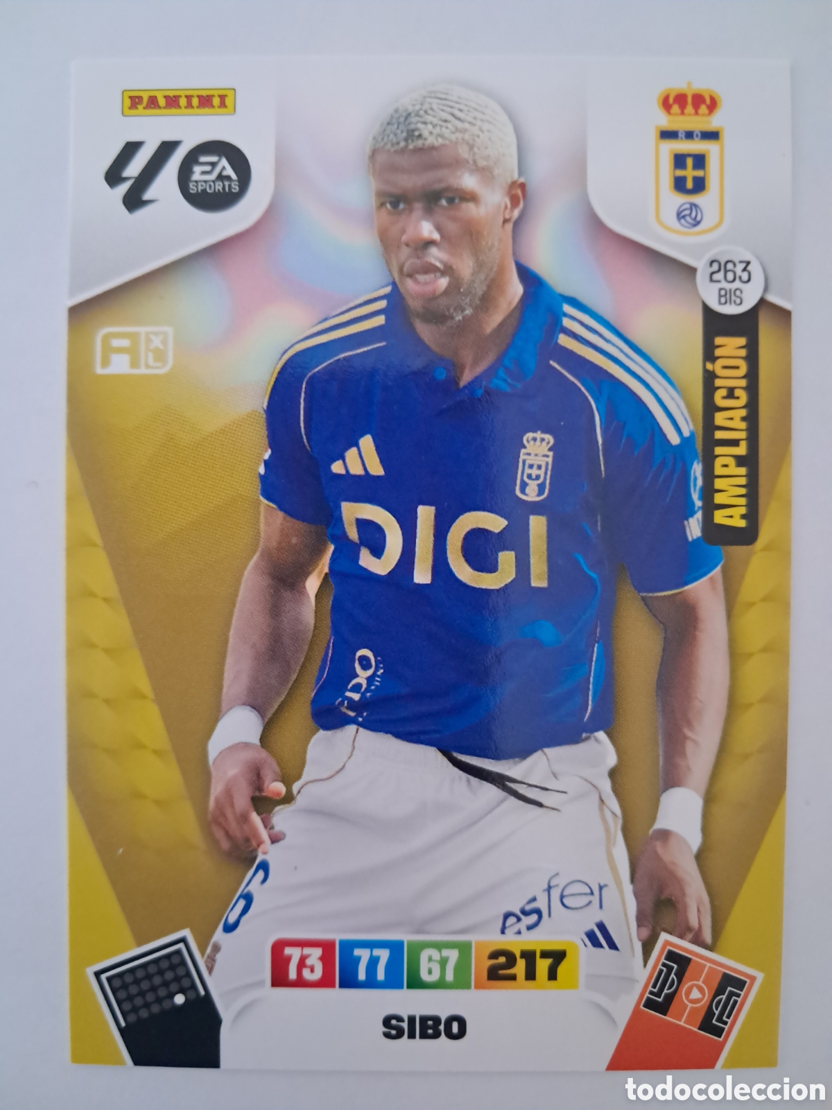 Cromos de F&uacute;tbol: 263 BIS Sibo Adrenalyn
