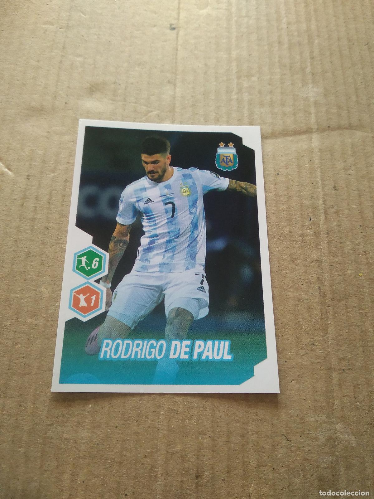 Cromos de F&uacute;tbol: 510 RODRIGO DE PAUL SELECCION NACIONAL CROMO FUTBOL ARGENTINO PANINI LIGA ARGENTINA 2022