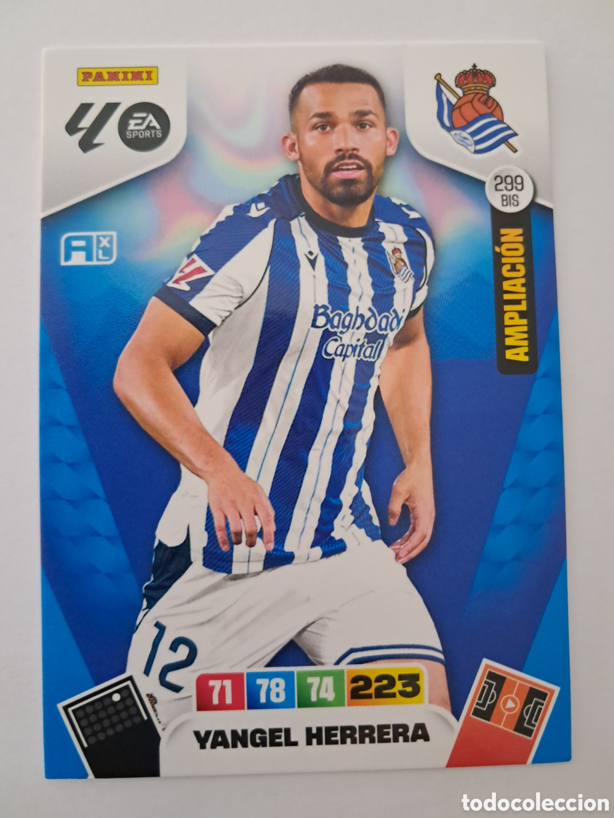 Cromos de F&uacute;tbol: 299 BIS Yangel Herrera Adrenalyn