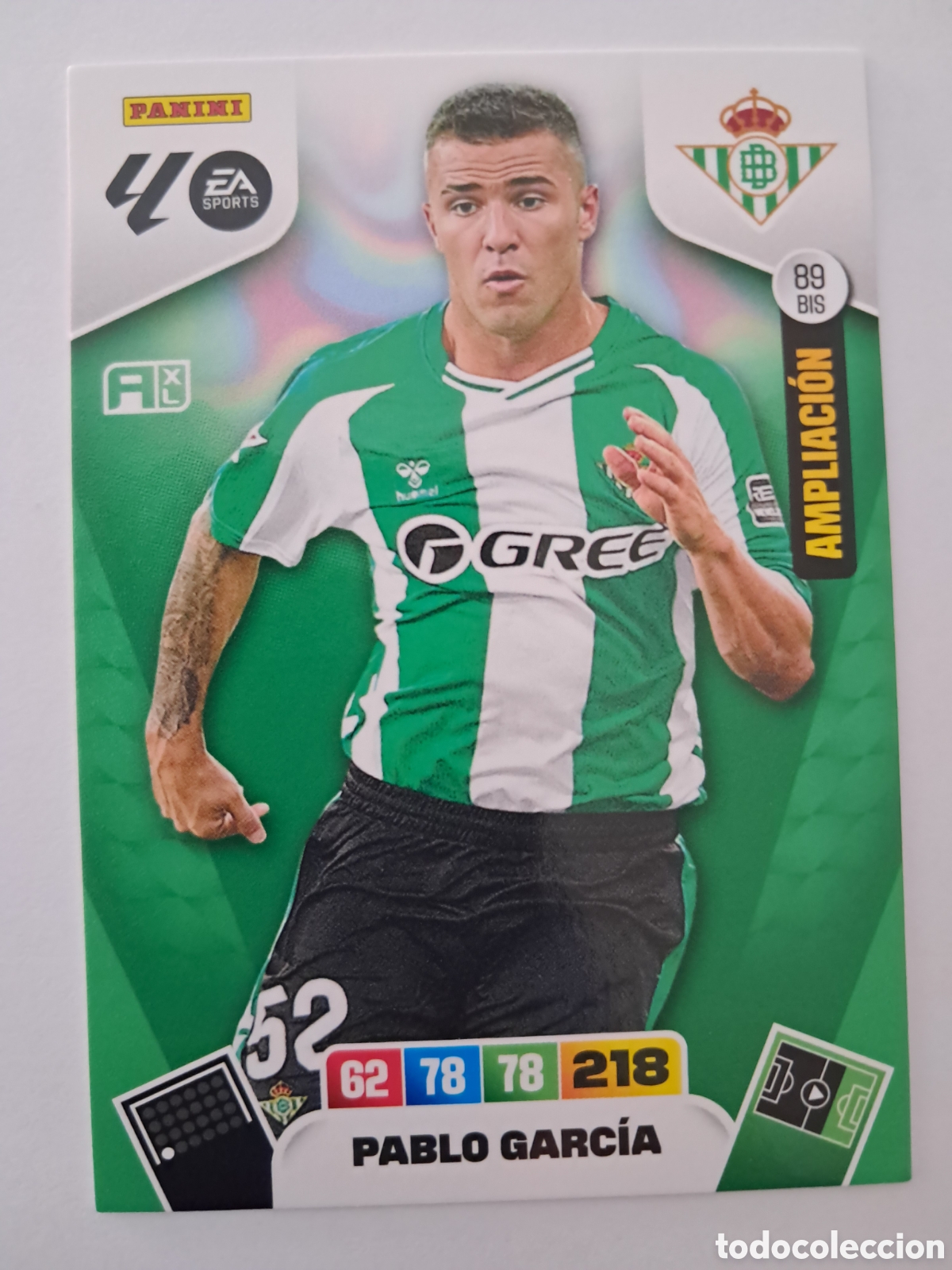 Cromos de F&uacute;tbol: 89 BIS Pablo Garc&iacute;a Adrenalyn