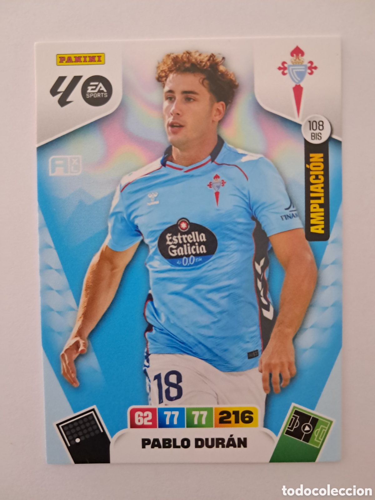 Cromos de F&uacute;tbol: 108 BIS Pablo Dur&aacute;n Adrenalyn