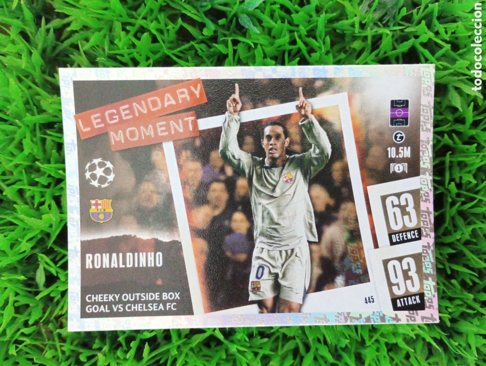 Cromos de F&uacute;tbol: Ronaldinho Barcelona LEGENDARY MOMENT Match Attax 23-24 # 445