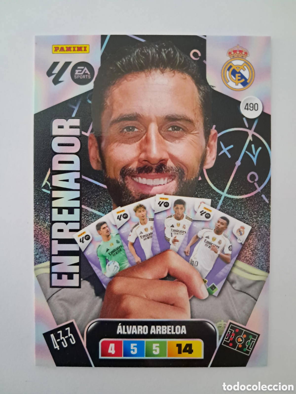 Cromos de F&uacute;tbol: 490 Arbeloa Adrenalyn