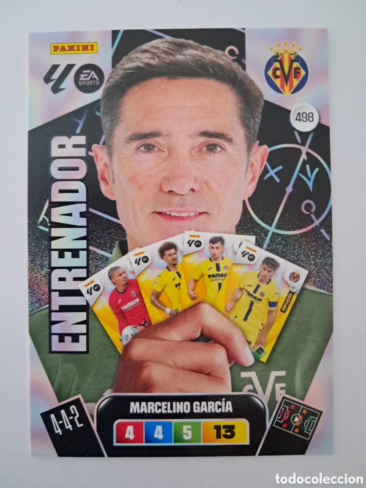 Cromos de F&uacute;tbol: 498 Marcelino Adrenalyn